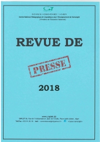 Revue De Presse 2018